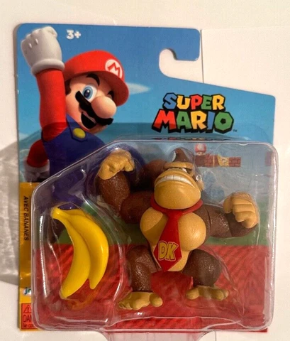 NIB Jakks Pacific World of Nintendo Super Mario Donkey Kong 2 1/2" Mini Toy Cover