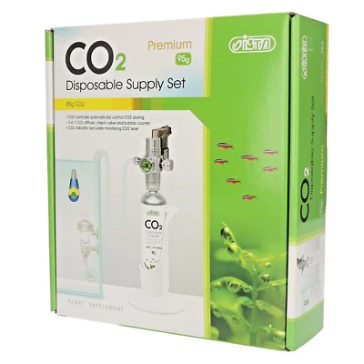 Premium CO2 95g Suplemento Vegetal Desechable CO2 Suministro Set para Acuarios Plantados Foto 1 de 4
