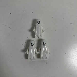 Lego Lot Of 3 Ghost Minifigure Glow in Dark Pointed Top Monster Fighters 9467 - Picture 1 of 3