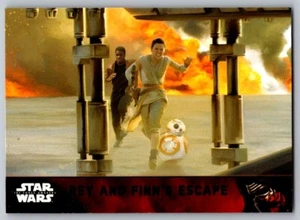 2015 Topps Star Wars The Force Awakens - #90 Purple - Rey and Finn's escape - Picture 1 of 3