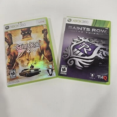 Saints Row The Third & Saints Row 2 Microsoft Xbox 360 Game Bundle - Image 1 of 3