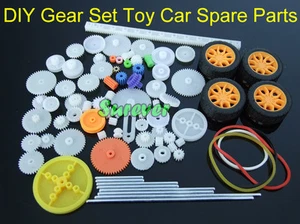 Neu Getriebesatz Spielzeug Autoteile Getriebepack Auto Rad/Welle/Achsen/Riemen/Schnecke/Reifen/Gestell - Bild 1 von 4