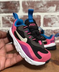Nike Air Max 270 Hyper Pink Black Blue Toddler Child 6C CD2655-001 Shoes