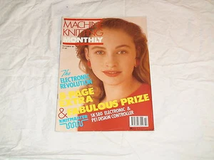 KNITTING MACHINE MAGAZINE KNITTING MACHINE MONTHLY OCTOBER 1990 - Picture 1 of 4