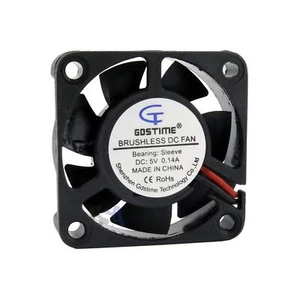 Ventilateur 40 mm 40 x 40 x 10 5 V DC Air Fan 014 A 4 cm 2 fils +/- Refroidis... - Photo 1/2