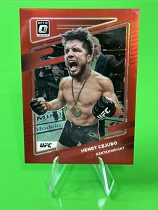 💥💥2022 Panini Donruss Optic UFC Red Prizm #77 Henry Cejudo 108/199!!!💥💥 - Picture 1 of 15
