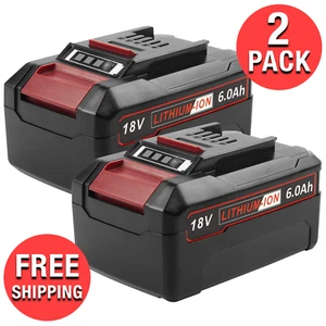 (2-Pack) 18V 6000mAh Battery Pack Compatible w Einhell Tools X-Change Power Tool - Picture 1 of 12