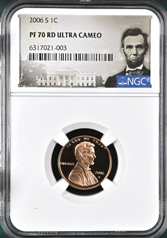 2006 S Proof Lincoln Penny Proof 1C NGC PF70 RD Ultra Cameo Cover