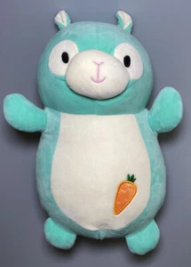 Squishmallow Hase Kaninchen Plüsch grün mint aqua Karottenkissen 18 Zoll Kellytoy - Bild 1 von 3