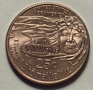 2023-P EDITH KANAKAOLE MUJER AMERICANA CUARTO SIN CIRCULAR/#BUQ-001 - Imagen 1 de 3