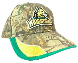 Wright State University Raiders NCAA Outdoor Camo Adjustable D-Fit Strap Hat - Picture 1 of 3