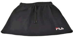 FILA Nero Papaya Donna Tg MEDIA Mini Gonna Sportiva Coulisse Tasche Profonde - Foto 1 di 3
