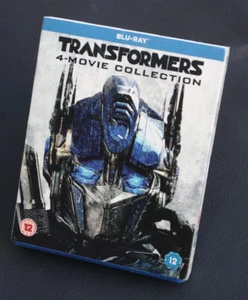 NEW - OVP - 4 DISC BLU RAY BOX - TRANSFORMERS 4 MOVIE COLLECTION - DEUTSCHER TON - Bild 1 von 2