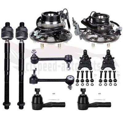 10PCS Ball Joint Tie Rod End Wheel Bearning Hub For 2006-2008 GMC Canyon - Image 1 of 4