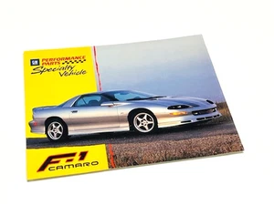 1993-96 Chevrolet Camaro F1 Specialty Vehicle Information Sheet Brochure - Picture 1 of 1