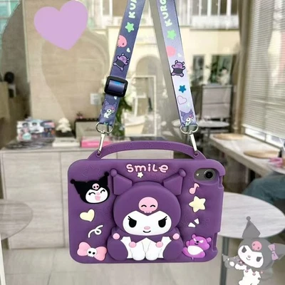Kuromi Kid Stand Case Cover For iPad 11th A16 10th 10.9" 9 8 mini 7 6 Air Pro 11 - Image 1 of 4
