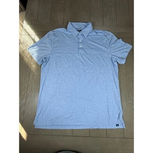 Faherty Reserve Movement Polo Herren Large hellblau Stretch Performance Shirt - Bild 1 von 11