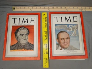 Time Magazine Weekly Lot October 7 December 16 1946 WWII Victor Emanuel - Picture 1 of 10