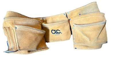 Toolbelt CLC Work Gear #1370X3 Leather/ Suede Work Apron with Hammer Holder - Image 1 of 4