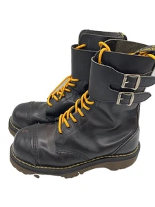 Womens Dr.Martens Dr.Martens ENGLAND Lace Up Boots BLK Leather - Picture 1 of 7
