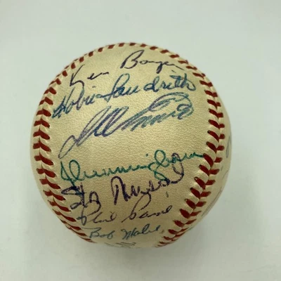 1958 St. Louis Cardinals Team Signed National League Baseball JSA COA - Image 1 of 4