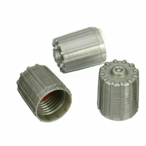Practical Rear Valve Stem Cap TPMS Tire Cover Accessories Gray Kit Parts - Picture 1 of 7