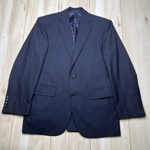 Brooks Brothers Madison Loro Piana Wool Sports Coat Navy Blue Mens Size 36S - Picture 1 of 16