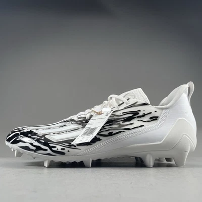 Adidas Adizero 12.0 Poison Men’s Size 16 Black White Football Cleats Athletic - Image 1 of 4
