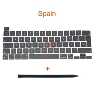 New A2338 Spain Keyboard Keys Keycaps For Macbook Pro 13" M1 Keycap Key Cap 2020 - Zdjęcie 1 z 3