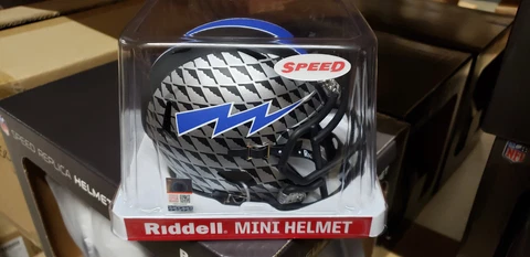 AIR FORCE FALCONS B2 BOMBER  DESIGN REPLICA MINI HELMET NCAA RIDDELL Cover