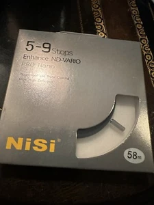 Nisi 58MM Enhance ND-Vario Pro Nano 5-9 Stops - Picture 1 of 7