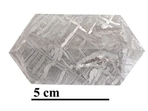 Meteorito Seymchan Grabado Bloque de corte 292 gramos, muy bonita estructura - Imagen 1 de 5