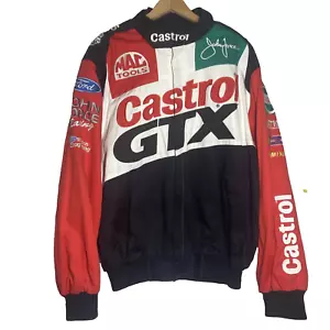 Chaqueta John Force NHRA Drag Racing Castro GTX Talla L De Colección - Imagen 1 de 21