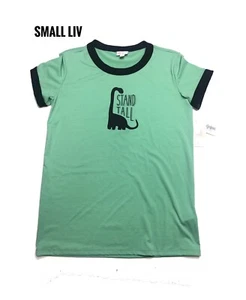 Kleiner Lularoe Liv grüner Dinosaurier Ständer groß passt 6/8 - Bild 1 von 1