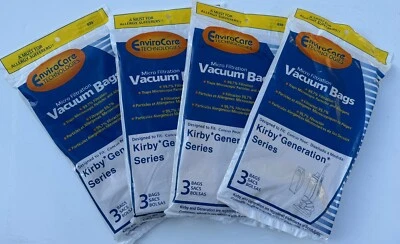 Envirocare Technologies Micro Filtration Vacuum Kirby Generation Series 12 Bags - Image 1 of 3