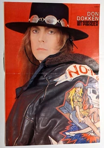 PÓSTER PINUP DOKKEN/DON DOKKEN/REVISTA DE LOS AÑOS 80 - Imagen 1 de 5