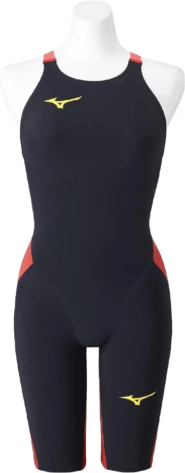 Mizuno GX-SONIC 6 ET Half Suit FINA Approved N2MGA703 96 Black x Red M