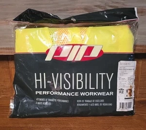 High Visibility Reflective Vest, Mesh, Fluorescent Yellow Sz Large Type R New - Picture 1 of 5