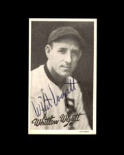 Whit Wyatt Signed 1972 TCMA Goudey 1936 Wide Pen Reprint Autograph