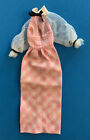 Vintage Quick Curl Barbie Original Outfit Pink Checkered Dress 1973 #4220 TLC