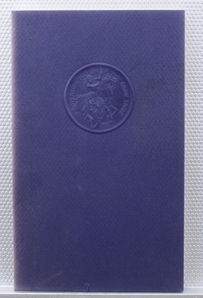 Rare Indian Tribal Series Book The Crow People by Dale McGinnis 1972 Limited Ed - Image 1 of 1