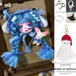 Fai da te Jojo oggetto decorativo argilla bambola personaggio accessorio set Natale spilla - Foto 1 di 8