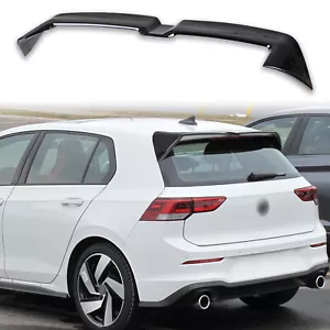 Painted Black(Custom OK) ABS Roof Spoiler for VW Golf Mk8 GTI OET Type 2021-2024 - Picture 1 of 5