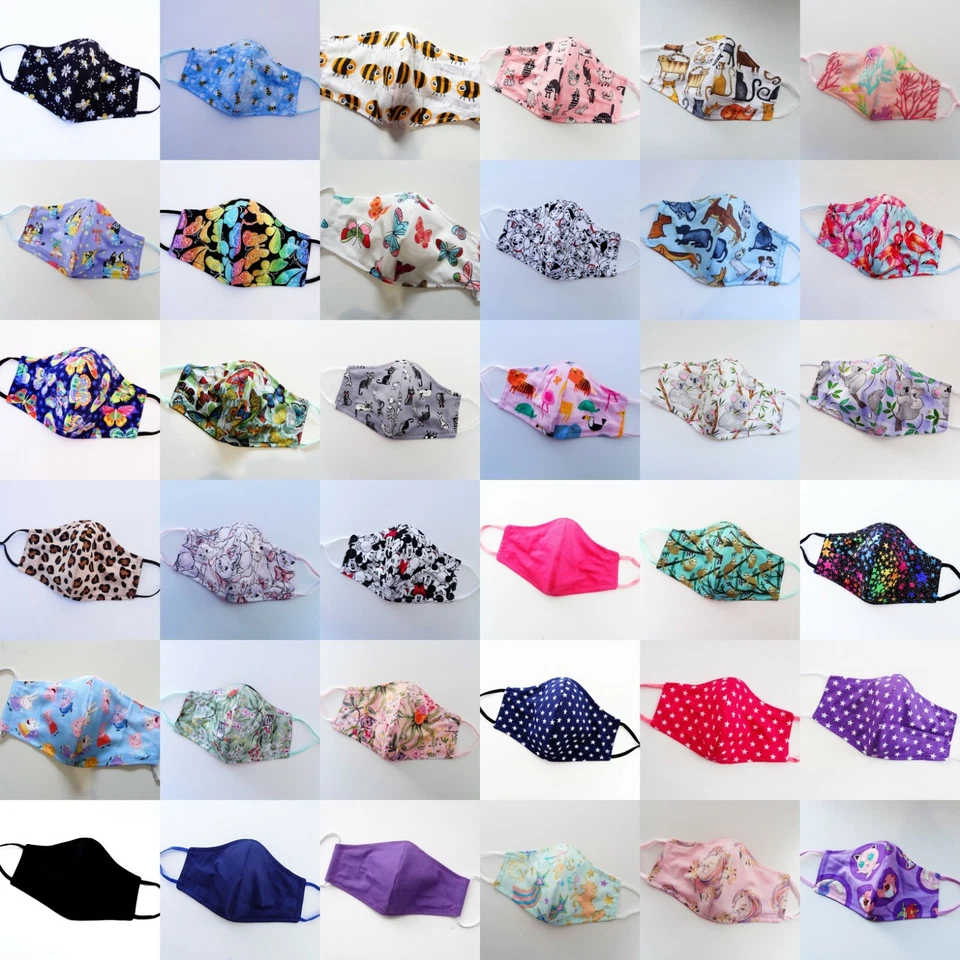 Adult Teenager Kids Face Mask Cover Reusable Washable Dust Fog PollutionSmokeAsh - Image 1 of 1