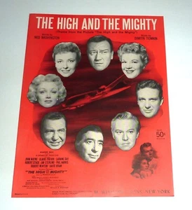 SPARTITI / ITHE HIGH AND THE MIGHTY con JOHN WAYNE (1954) DIMITRI TIOMKIN - Foto 1 di 2