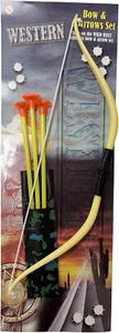 Childrens Bow & Arrow Set Archery Game Cowboys Indians Outdoor Garden Game - Picture 1 of 8
