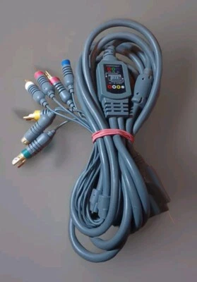 MICROSOFT XBOX 360 3RD PARTY COMPONENT HD AV CABLE LEAD IN VGWC FREE UK POST #SP - Image 1 of 4