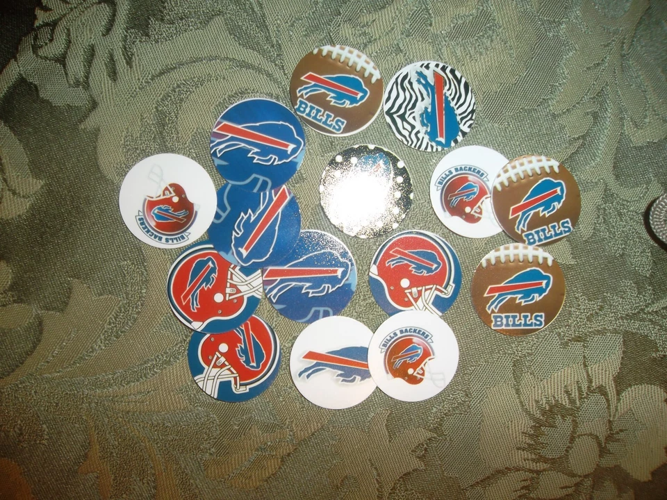 Billetes de búfalo de la NFL precortados de una pulgada envío gratuito Foto 1 de 1