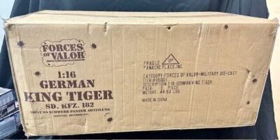 Tanque King Tiger Alemán Forces of Valor 1:16 - Nuevo sin abrir en caja de envío original Foto 1 de 3