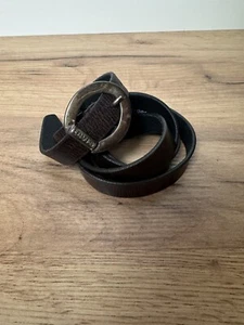 Levi’s Belt Oval Buckle Brown Leather Size 100/40 Size XL - Picture 1 of 5